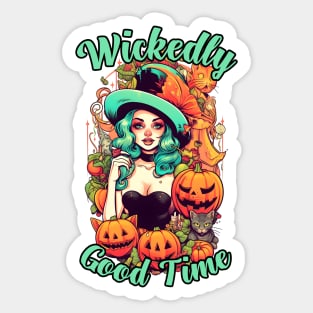 Wickedly Good Time Sticker